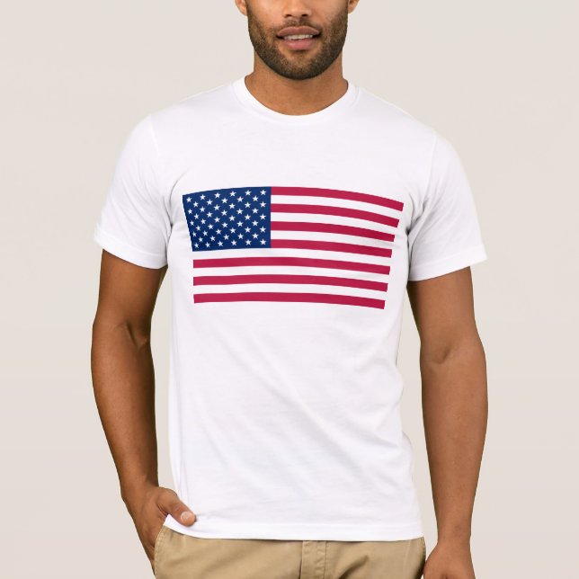 US-Flagge T-Shirt (Vorderseite)