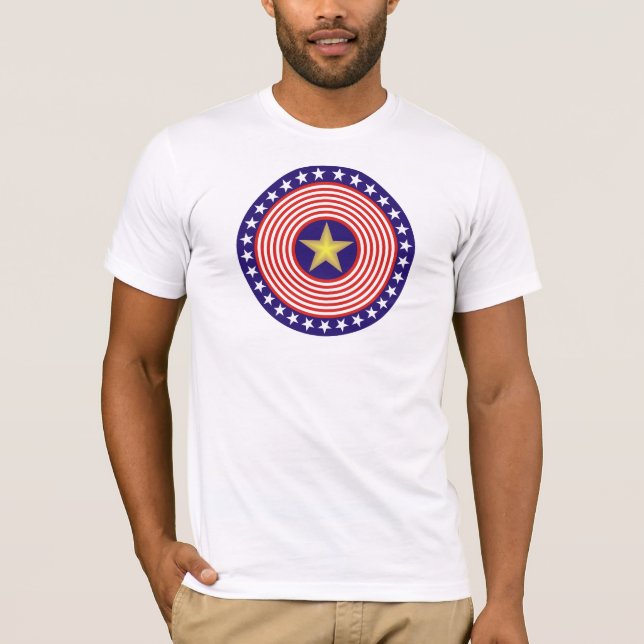US Flagge-T - Shirt (Vorderseite)