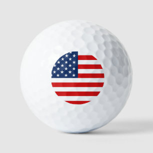 US Flagge Themed Golf Ball USA
