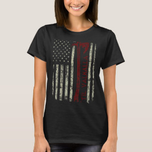 US-Flagge 'Til Valhalla Viking Warrior Vikings Nor T-Shirt