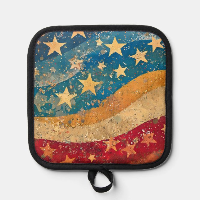 US Flagge Topflappen (Vorderseite)