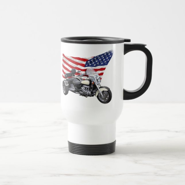 US Flagge Trike Reisebecher (Rechts)