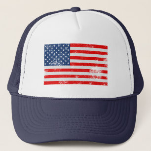 US-Flagge Truckerkappe
