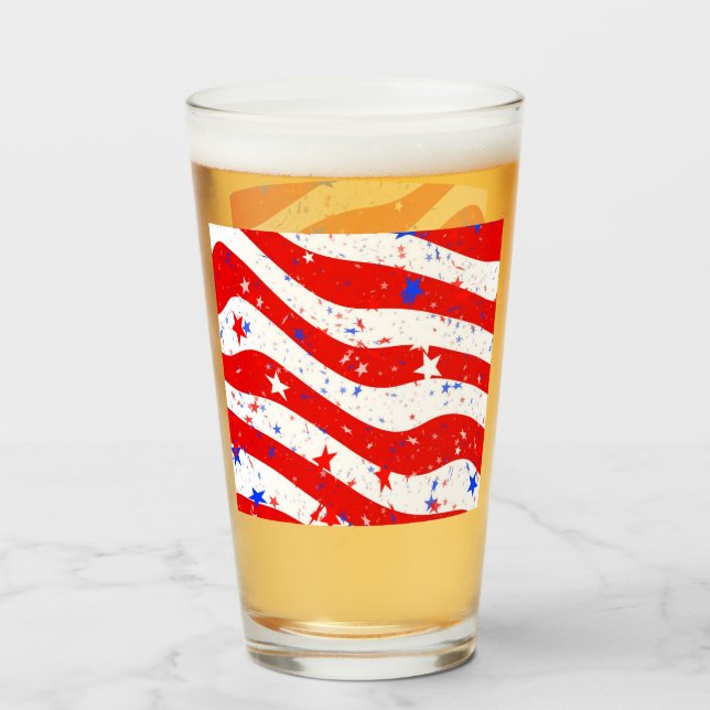 US Flagge Tumbler (Rückseite (gefüllt))