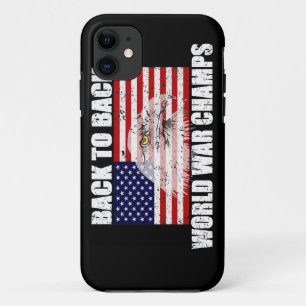 US-Flagge u. Eagle-Weltkrieg kaut iPhone 5 Fall Case-Mate iPhone Hülle