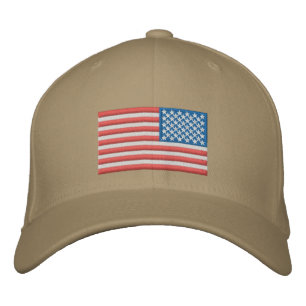 US-Flagge - Umkehrt Bestickte Kappe