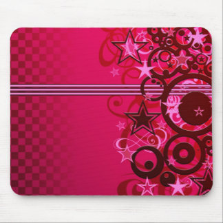US Flagge und Wirbel Mousepad