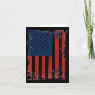 US-Flagge - USA der amerikanischen Flagge 4t Karte