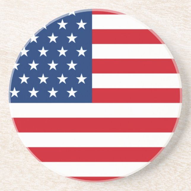 US FLAGGE USA GETRÄNKEUNTERSETZER (Vorne)