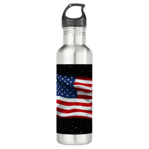 US Flagge USA Patriotische amerikanische Flagge Edelstahlflasche