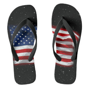 US Flagge USA Patriotische amerikanische Flagge Flip Flops