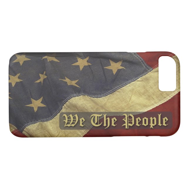 US-Flagge, We the People iPhone 7 Fall Case-Mate iPhone Hülle (Rückseite (Horizontal))