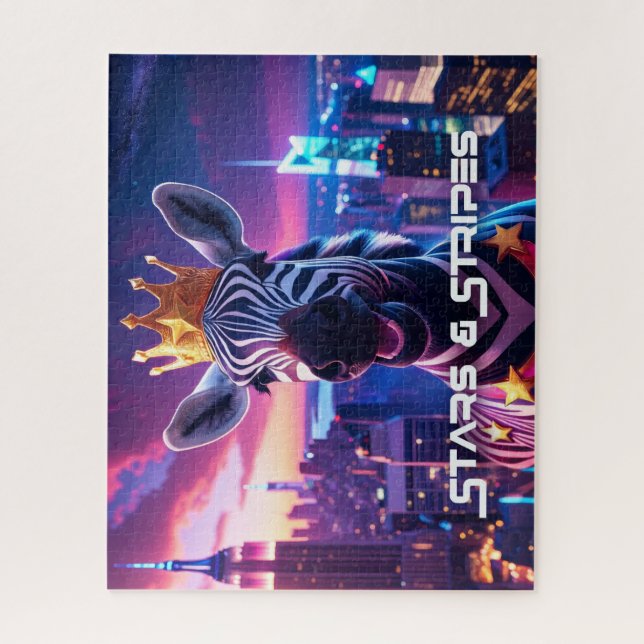 US Flagge Zebra Zanzibar (Vertikal)