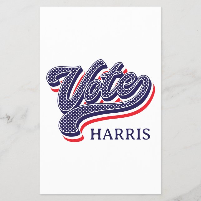 US Flagge zur personalisierten Wahl Flyer (Vorne)