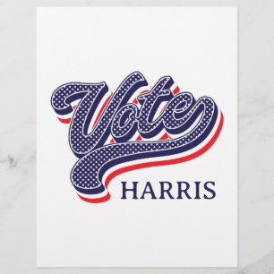 US Flagge zur personalisierten Wahl Flyer