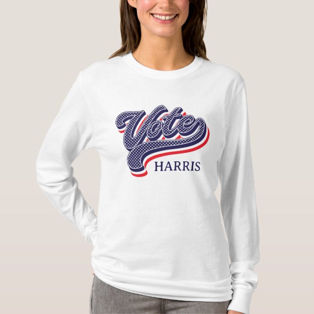 US Flagge zur personalisierten Wahl T-Shirt (Vorderseite)