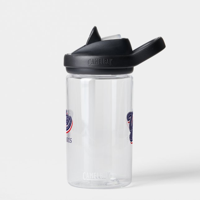 US Flagge zur personalisierten Wahl Trinkflasche (Links)