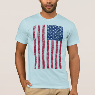 US-Flaggen-(beschädigt) Shirt