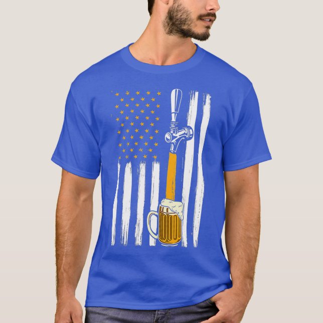 US-Flaggenboote T-Shirt (Vorderseite)