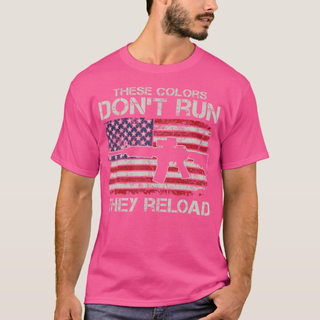 US-Flaggenfarben führen nicht dazu, dass sie milit T-Shirt (Vorderseite)