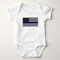 - US-Flaggenpolizei Thin Blue Line