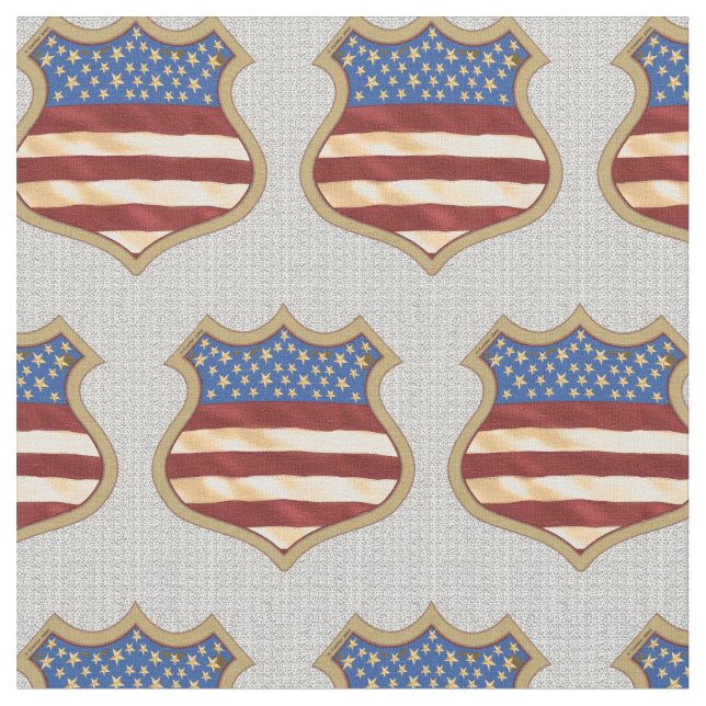 US-Flaggenschild Stoff (Nahaufnahme)