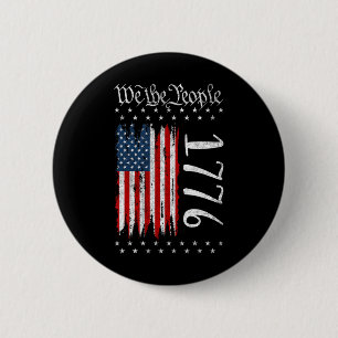 US-Flaggenverfassung des Vaterländischen V. Button