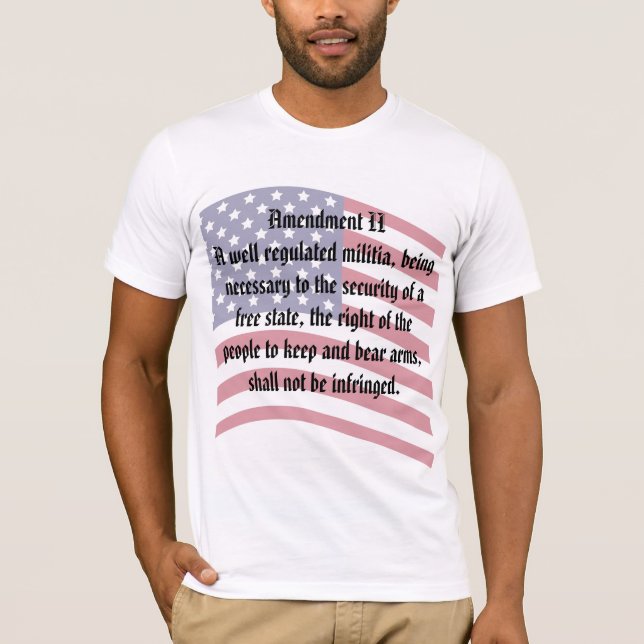 US-Flaggenverfassung Zweiter T - Shirt (Vorderseite)