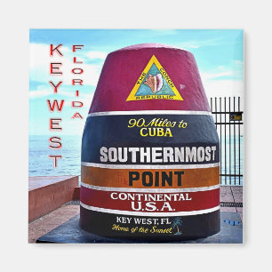 US Florida - Key West - South most point buoy - Magnet
