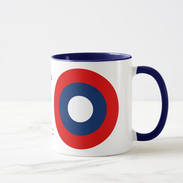 US-Fluglinienverkehr-warnende Broschüre Tasse (Rechts)