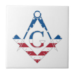 US Freemasonic Symbol Fliese