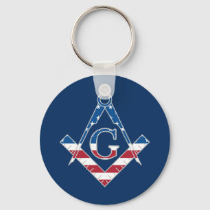 US Freemasonic Symbol Schlüsselanhänger