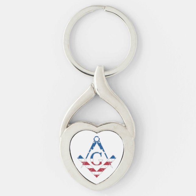 US Freemasonic Symbol Schlüsselanhänger (Vorderseite)