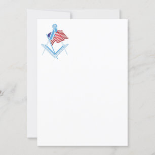 US-Freimaurersymbol Einladung
