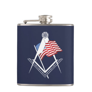 US-Freimaurersymbol Flachmann
