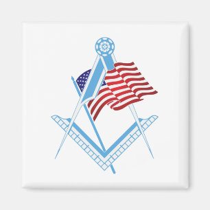 US-Freimaurersymbol Magnet