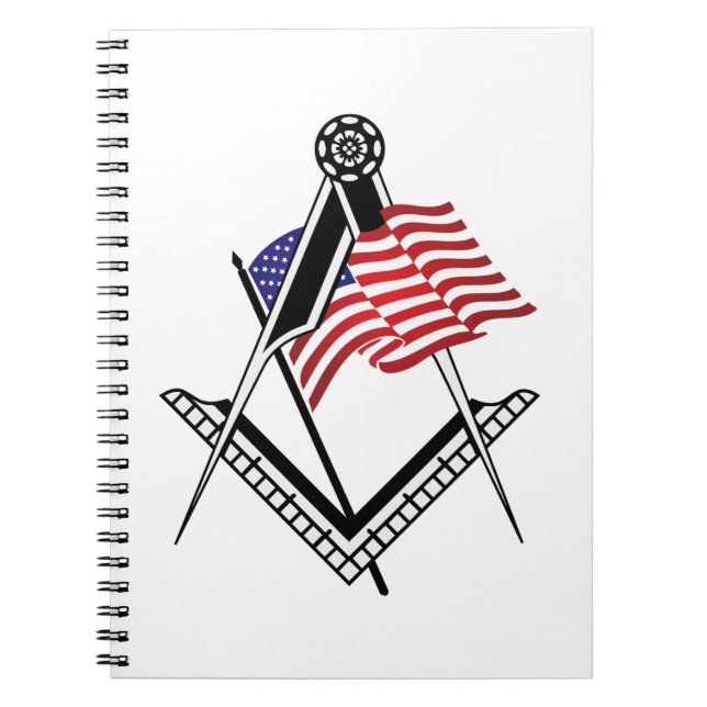 US-Freimaurersymbol Notizblock (Vorderseite)