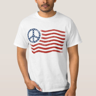 US-Friedensflagge T-Shirt