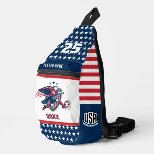 US-Fußball-Adler-Nationalmannschaft Patriotische A Crossbody Bag