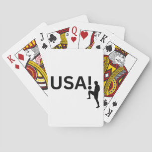 US-Fußball- Athletikgeist Spielkarten