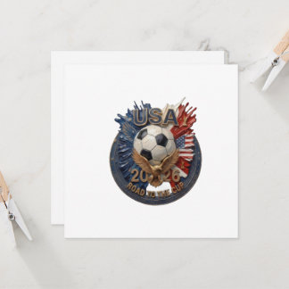 US-Fußball-Fan-Kunst | Illustration | 2026 Einladung