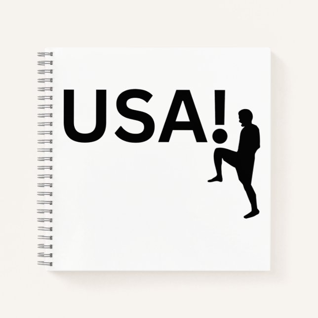 US-Fußballspieler Notizbuch (Vorderseite)