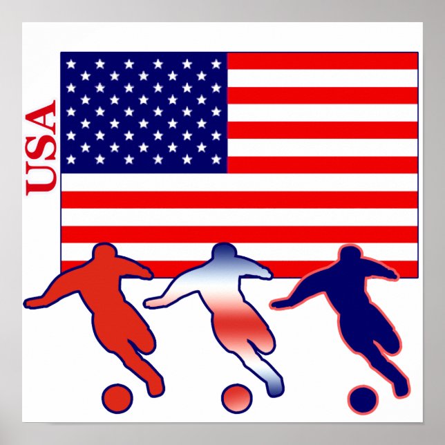 US-Fußballspieler Poster (Vorne)