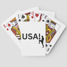 US-Fußballspieler Spielkarten