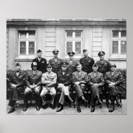 US-Generäle des Zweiten Weltkriegs — Ike, Patton,  Poster