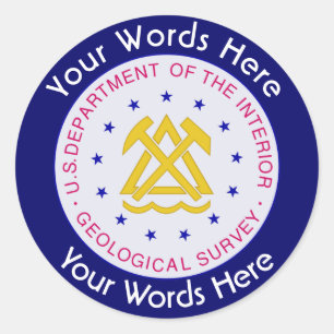 US Geological Survey Custom Aufkleber