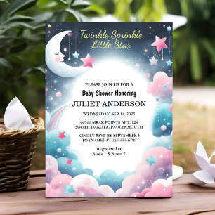 Us Glitzer Twinkle Twinkle Little Star Baby Dusche Einladung