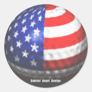 US Golf Runder Aufkleber