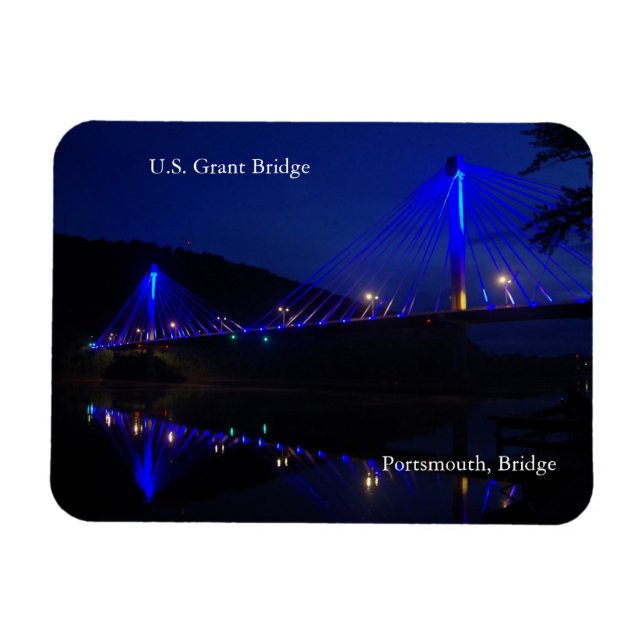 US-Grant-Bridge-Magnet Magnet (Horizontal)