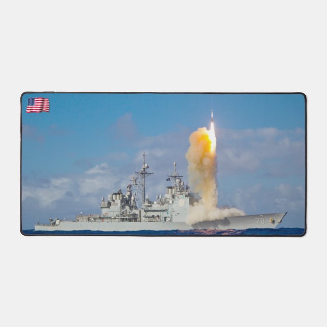 US GUIDED-MISSILE CRUISER - CG SCHREIBTISCHUNTERLAGE (Vorderseite)